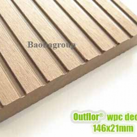 Sàn gỗ nhựa WPC ngoài trời tấm đặc OBM140S20A